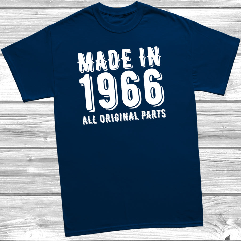 Made In 1966 birthday shirt funny milestone birthday tee