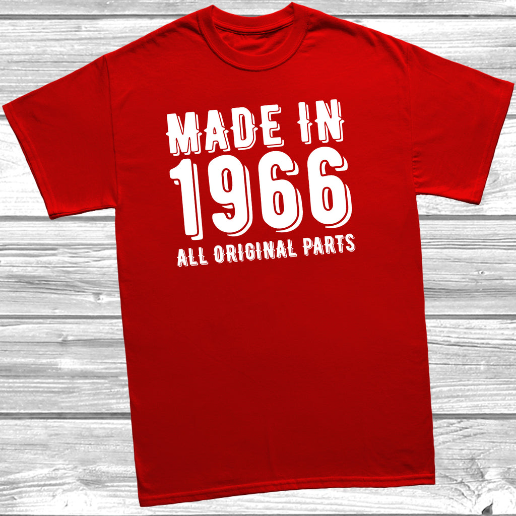 60th birthday shirt born in 1966 novelty slogan tee