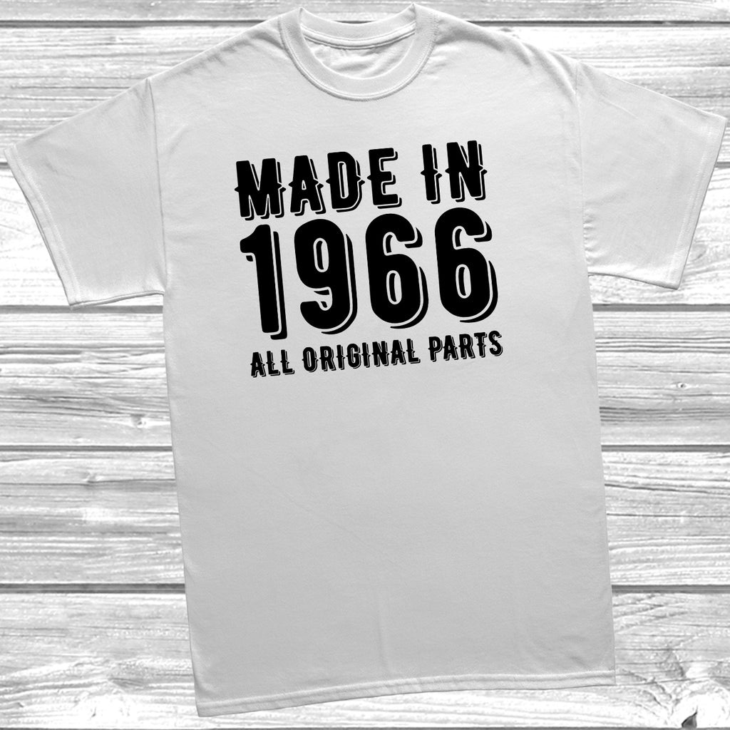 1966 original parts birthday T-Shirt unisex cotton tee