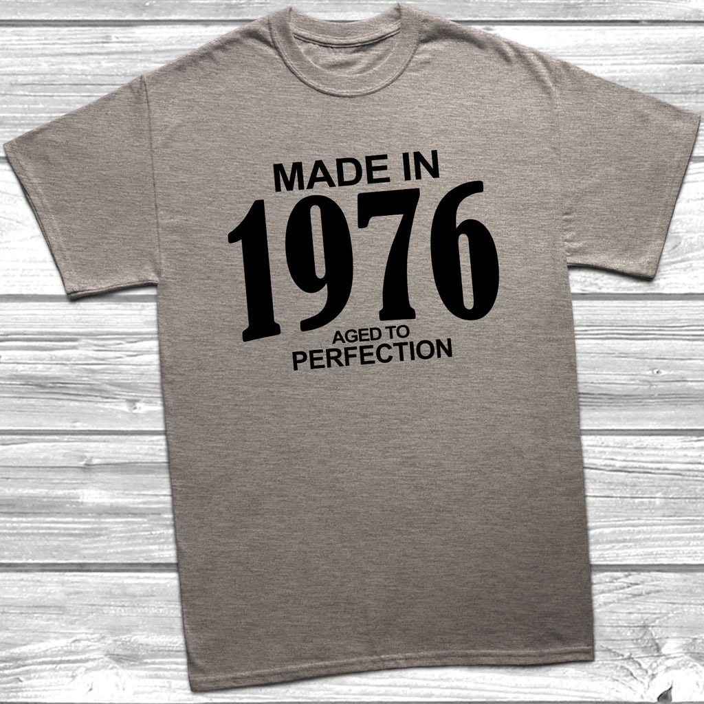 50th birthday t shirt made in 1976 design
