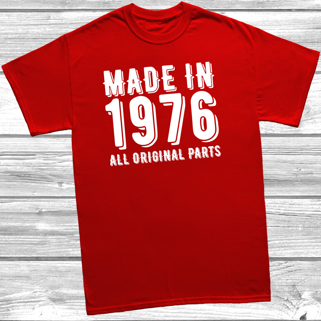 All Original Parts birthday T-Shirt 50 years old gift shirt