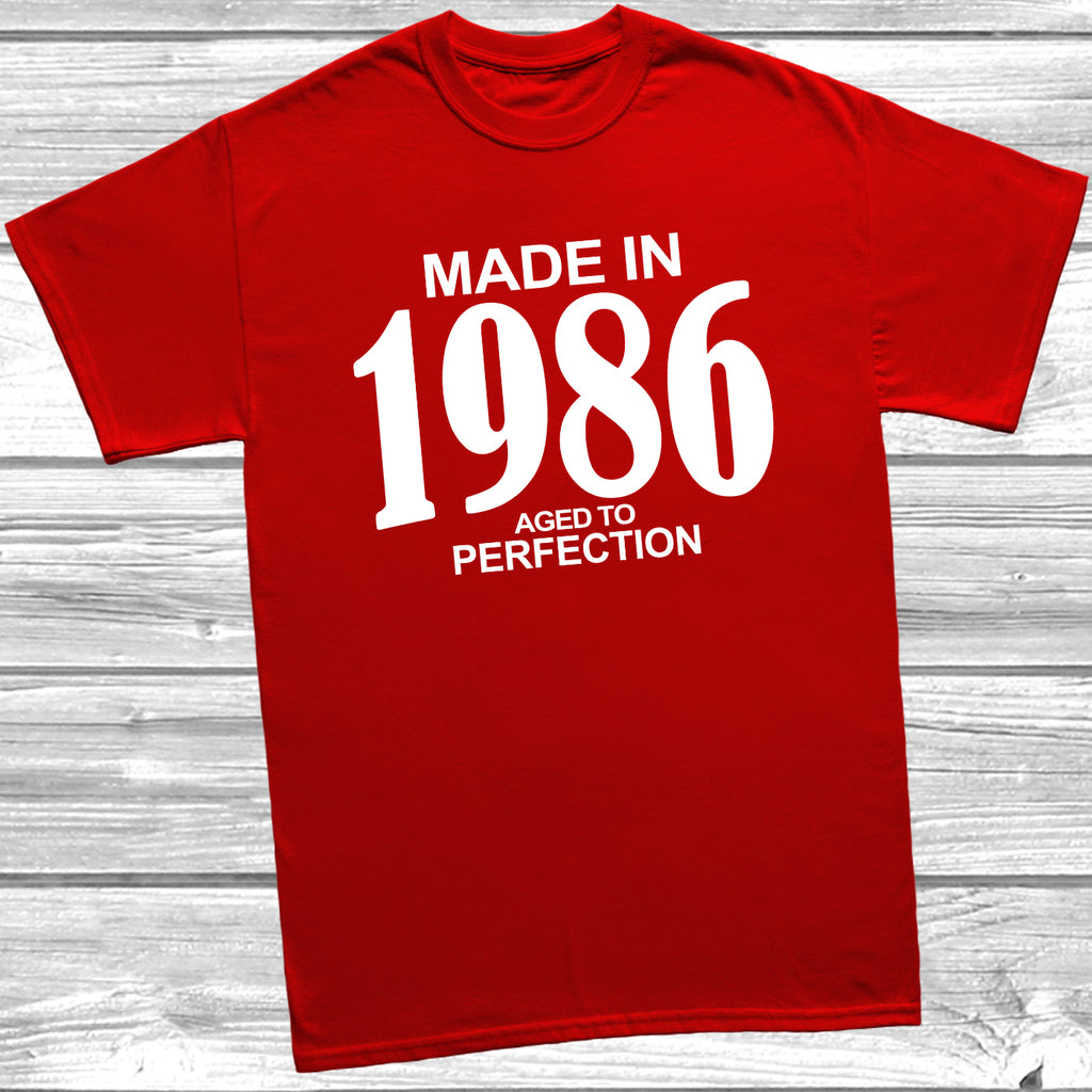 Born in 1986 vintage birthday shirt
