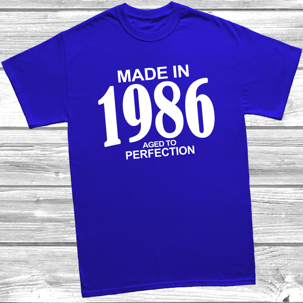 Retro 1986 aged to perfection tee gift