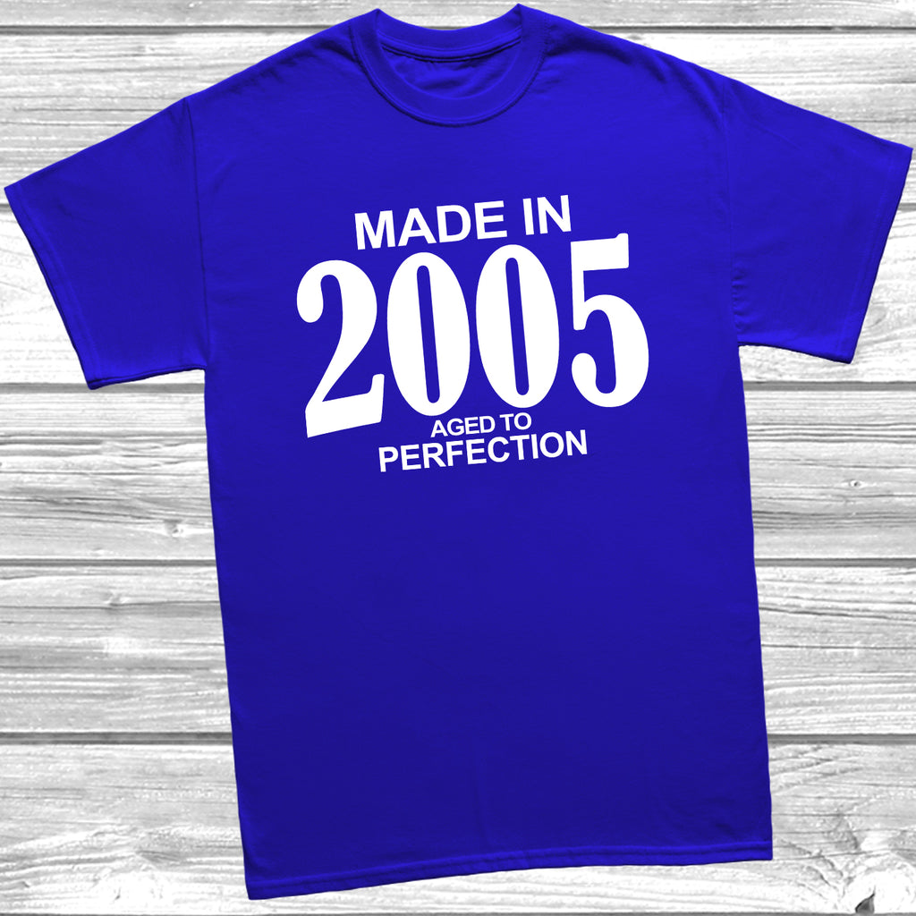 Retro 2005 aged to perfection tee gift