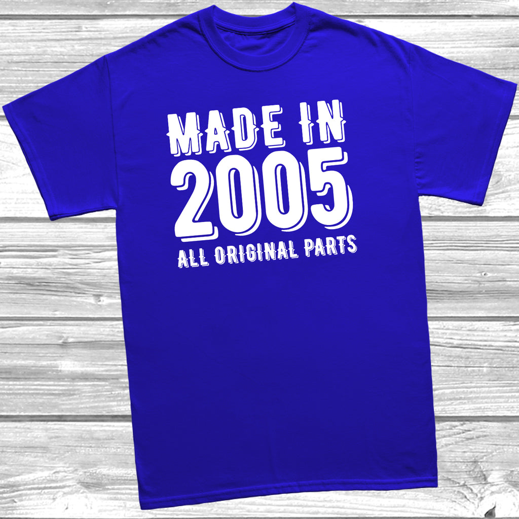 Retro made in 2005 birthday shirt unisex milestone birthday tee
