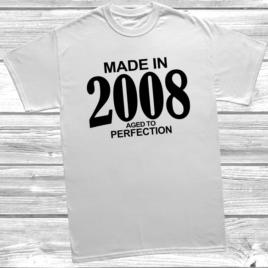 Classic year 2008 birthday t shirt
