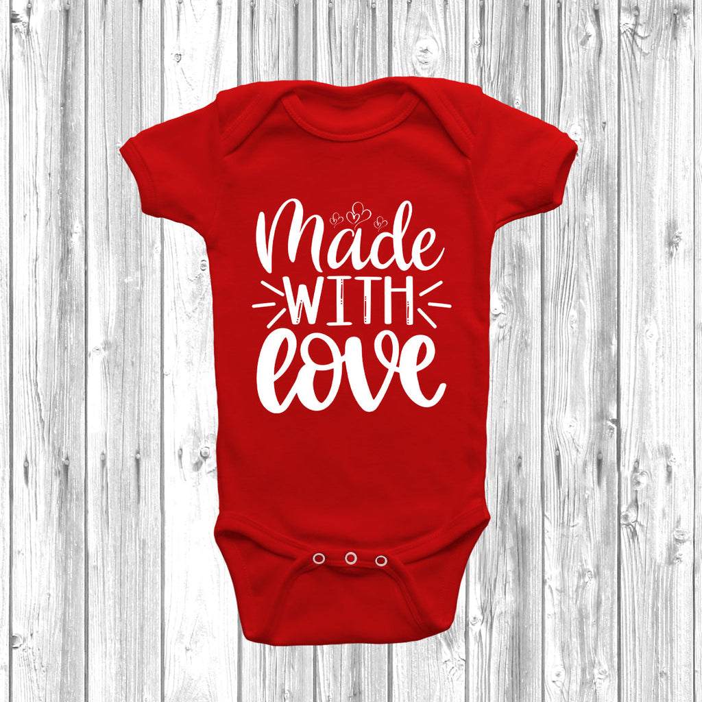Get trendy with Made With Love Baby Grow - Baby Grow available at DizzyKitten. Grab yours for £9.49 today!