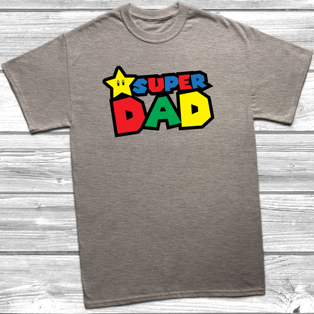 Funny Father’s Day graphic tee for gamer dads with nostalgic gaming theme