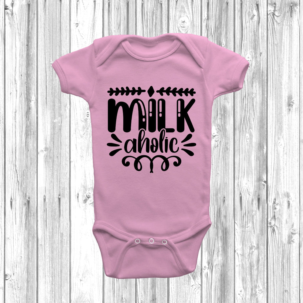 Get trendy with Milk Aholic Baby Grow - Mug available at DizzyKitten. Grab yours for £8.49 today!