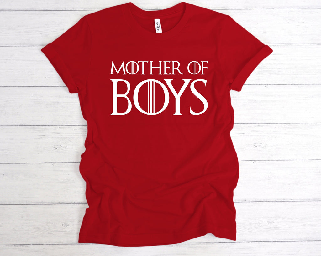 Get trendy with Mother Of Boys T-Shirt - T-Shirt available at DizzyKitten. Grab yours for £12.99 today!