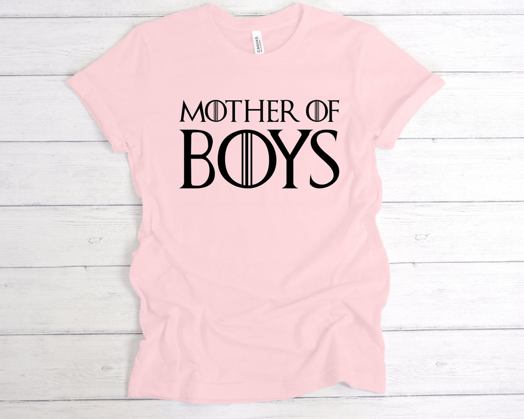 Get trendy with Mother Of Boys T-Shirt - T-Shirt available at DizzyKitten. Grab yours for £12.49 today!