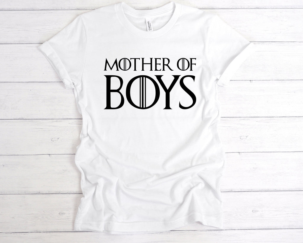 Get trendy with Mother Of Boys T-Shirt - T-Shirt available at DizzyKitten. Grab yours for £12.49 today!