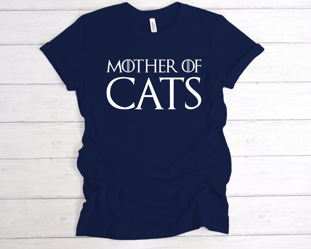Get trendy with Mother Of Cats T-Shirt - T-Shirt available at DizzyKitten. Grab yours for £12.99 today!