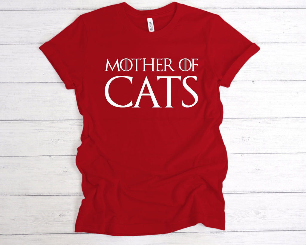Get trendy with Mother Of Cats T-Shirt - T-Shirt available at DizzyKitten. Grab yours for £12.99 today!
