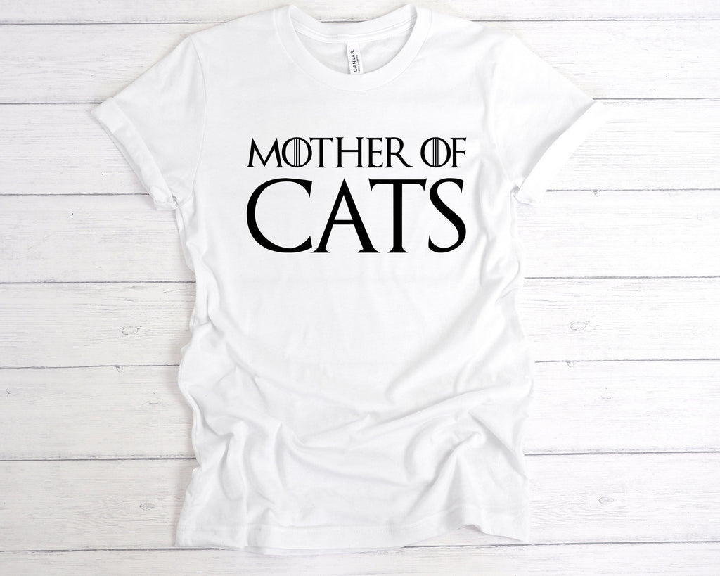 Get trendy with Mother Of Cats T-Shirt - T-Shirt available at DizzyKitten. Grab yours for £12.49 today!