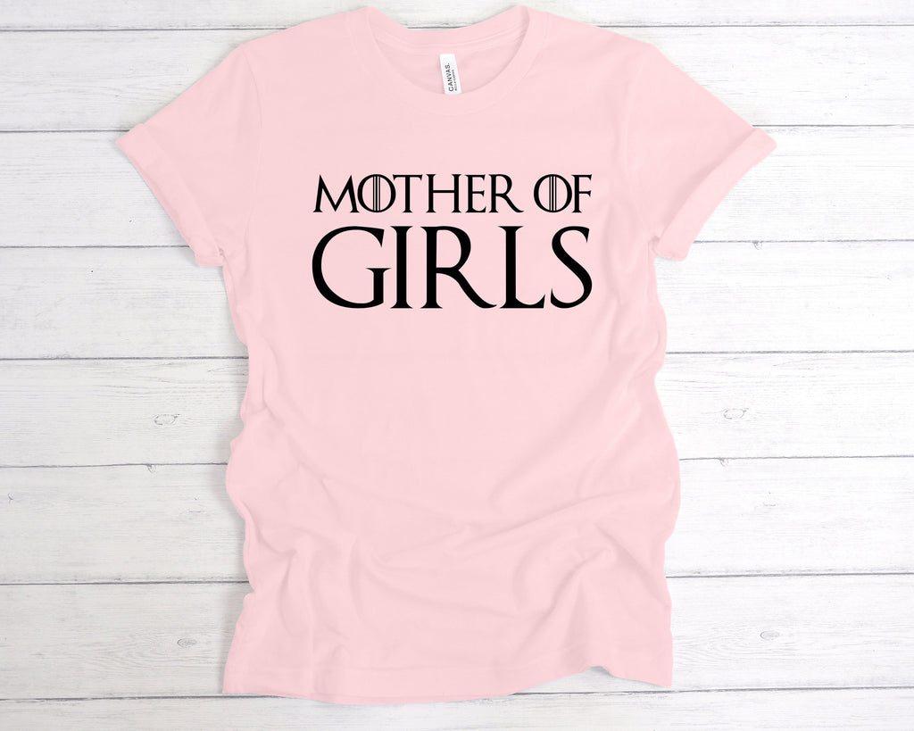 Get trendy with Mother Of Girls T-Shirt - T-Shirt available at DizzyKitten. Grab yours for £12.49 today!