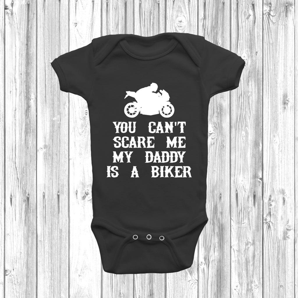 my daddy is a biker baby grow cute design