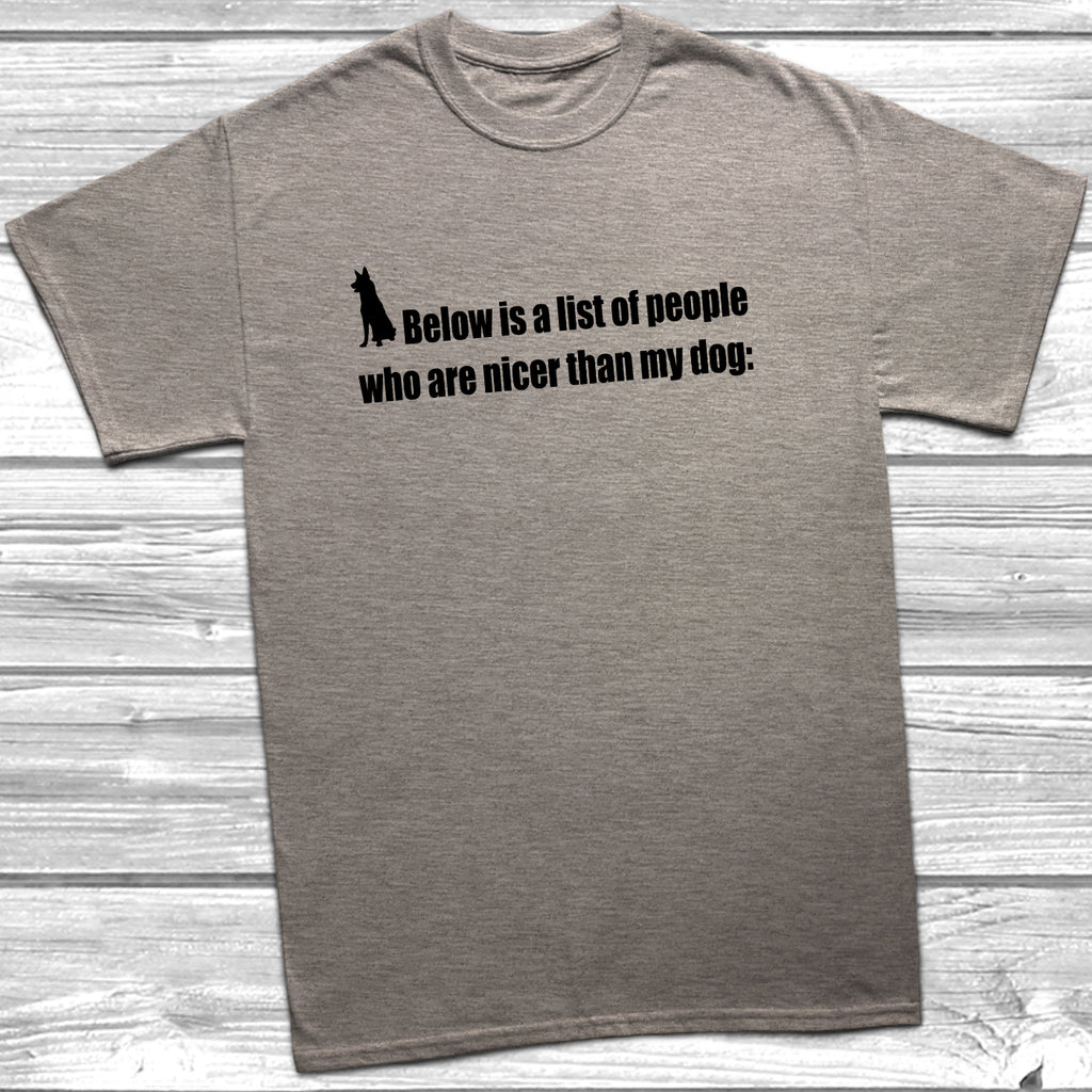 Novelty dog themed graphic tshirt ideal for casual everyday outfits