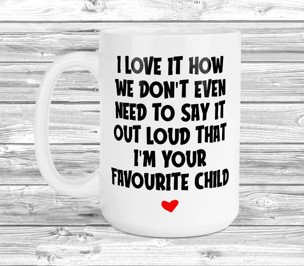 cheeky family humour mug favourite child gift