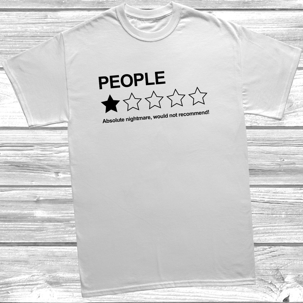 Dry humour graphic tee available in multiple colours