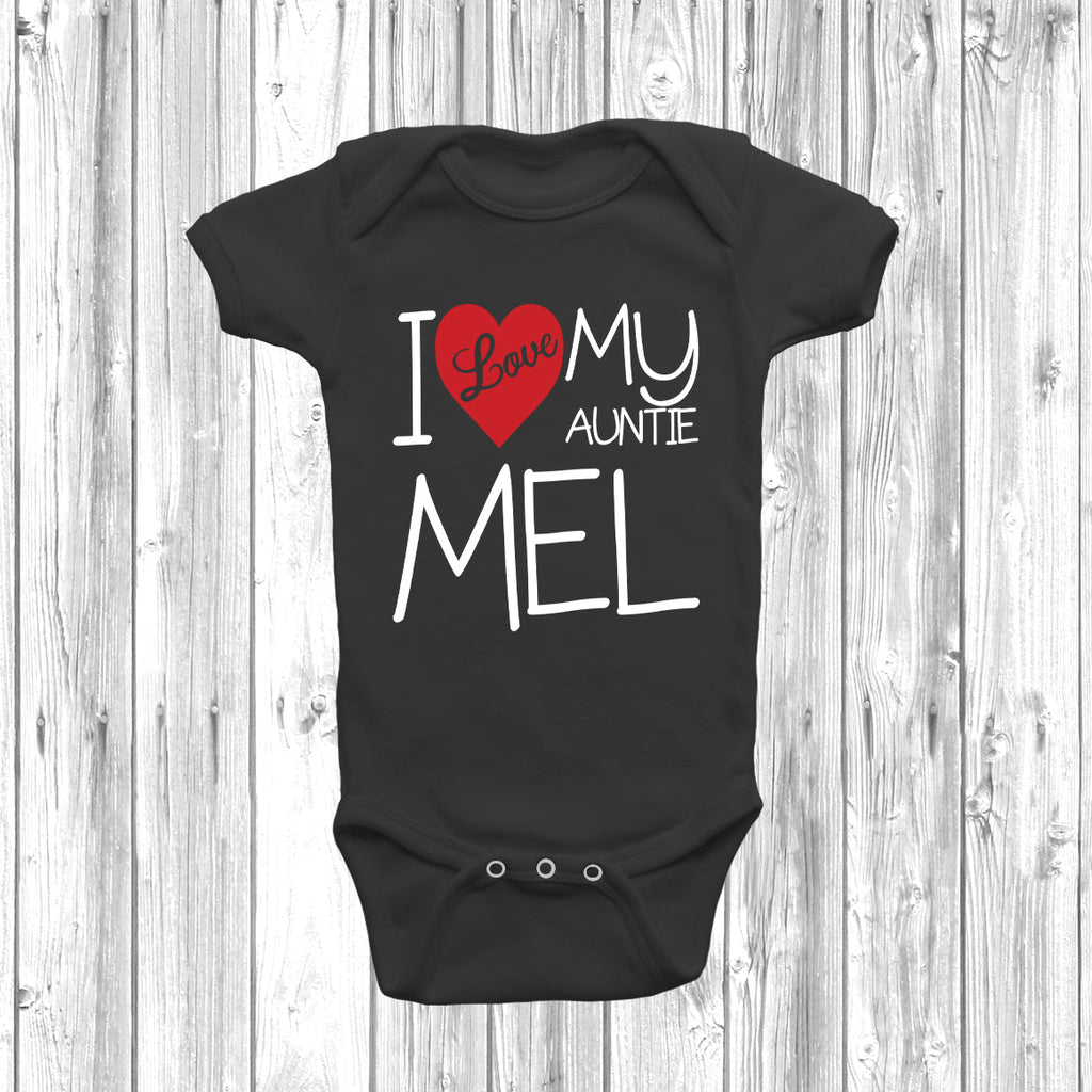 Get trendy with Personalised I Love My Auntie Baby Grow - Baby Grow available at DizzyKitten. Grab yours for £8.45 today!