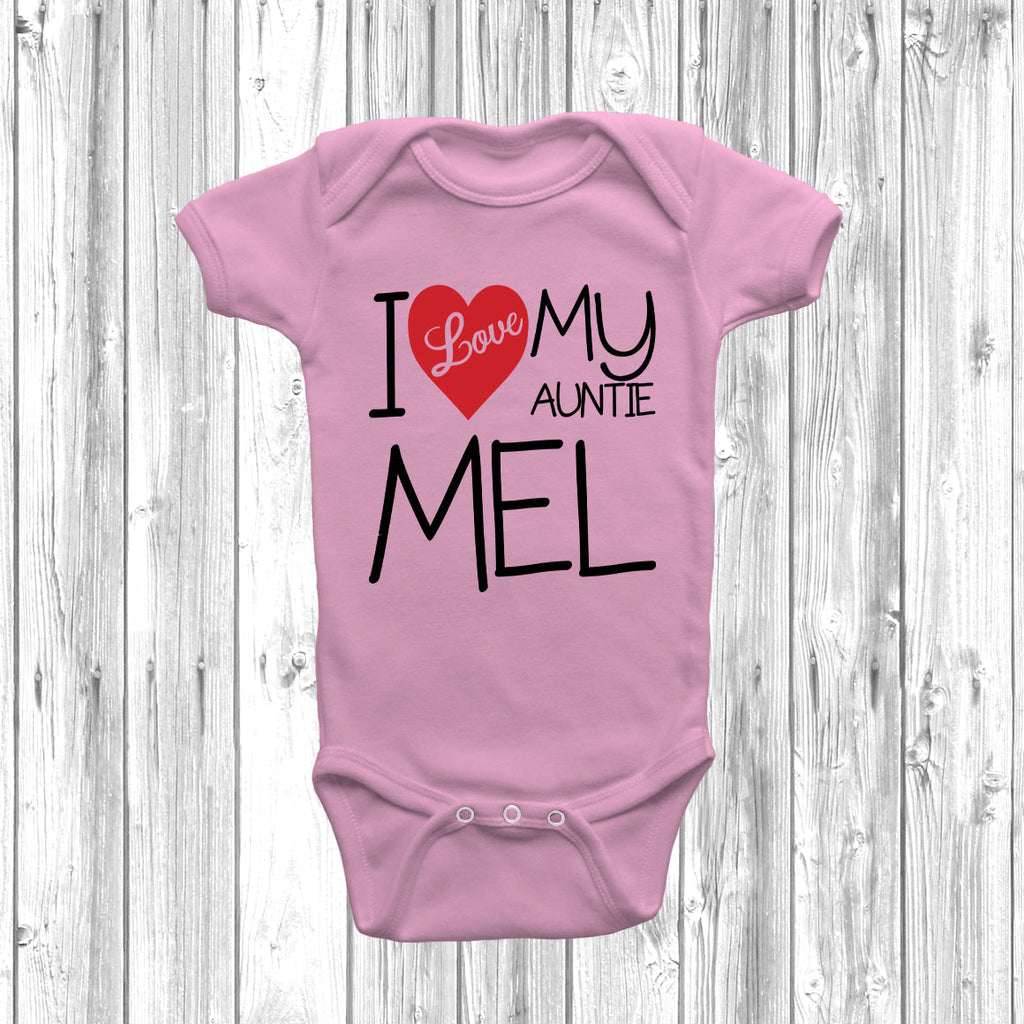 Get trendy with Personalised I Love My Auntie Baby Grow - Baby Grow available at DizzyKitten. Grab yours for £8.45 today!