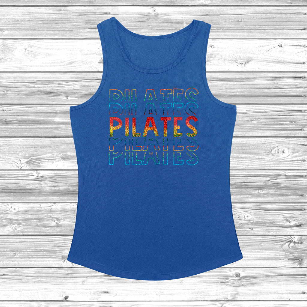 Moisture wicking activewear vest ideal for Pilates and gym workouts