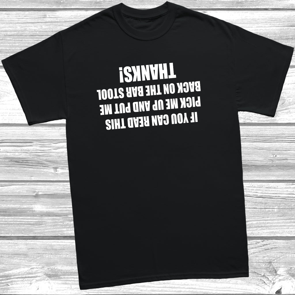 Mens funny pub and drinking joke t-shirt