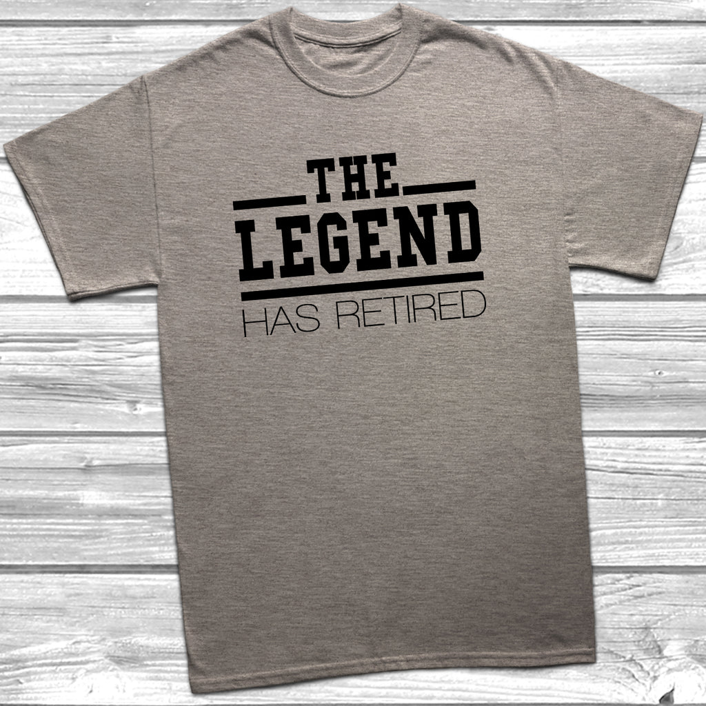 Unisex The Legend Has Retired slogan t-shirt