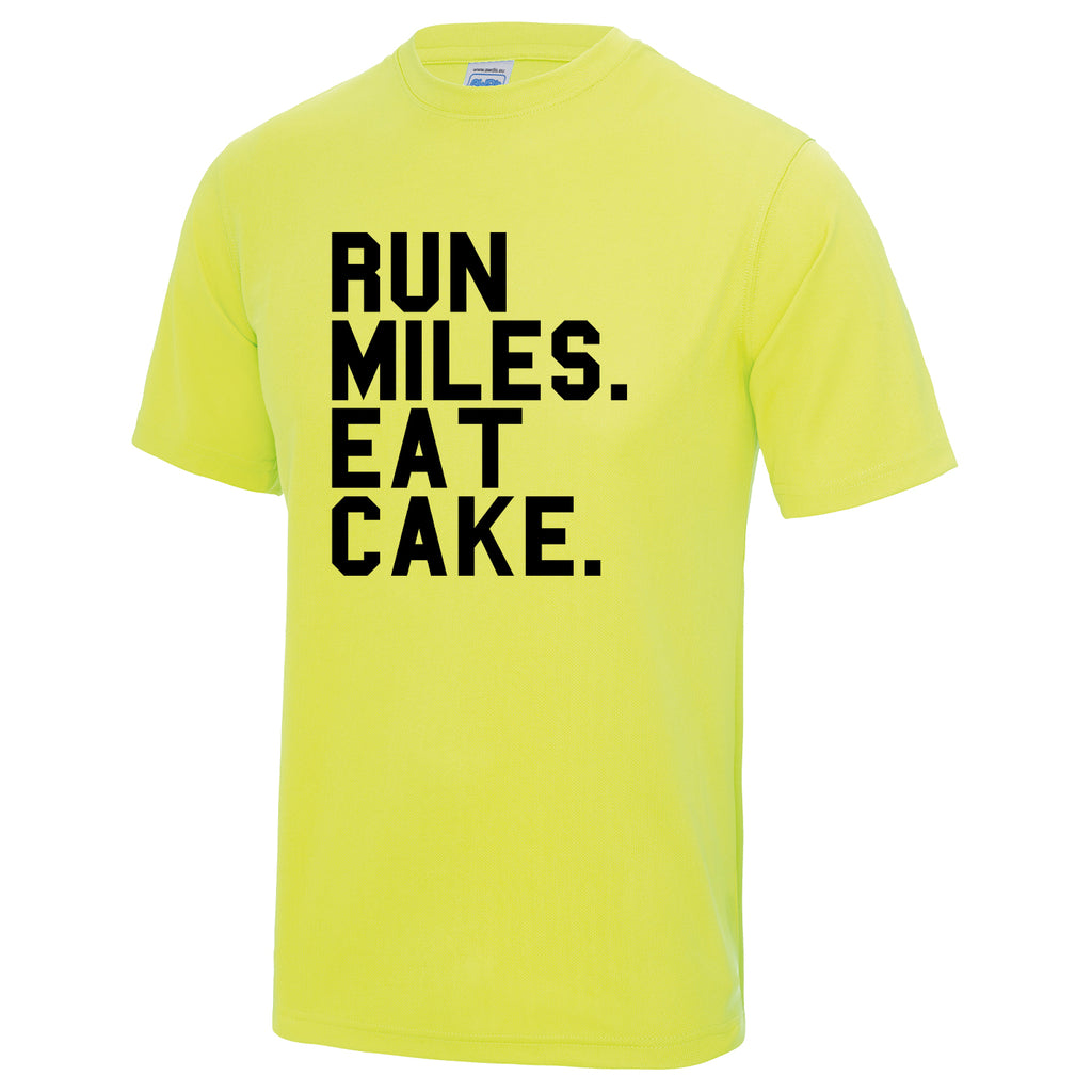 Run Miles Eat Cake T Shirt
