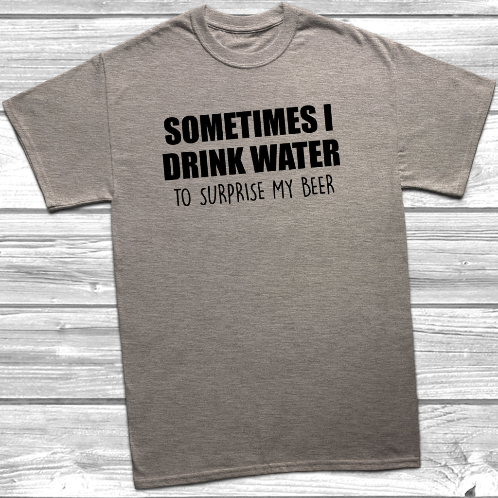 Novelty beer themed graphic tshirt ideal for casual everyday outfits