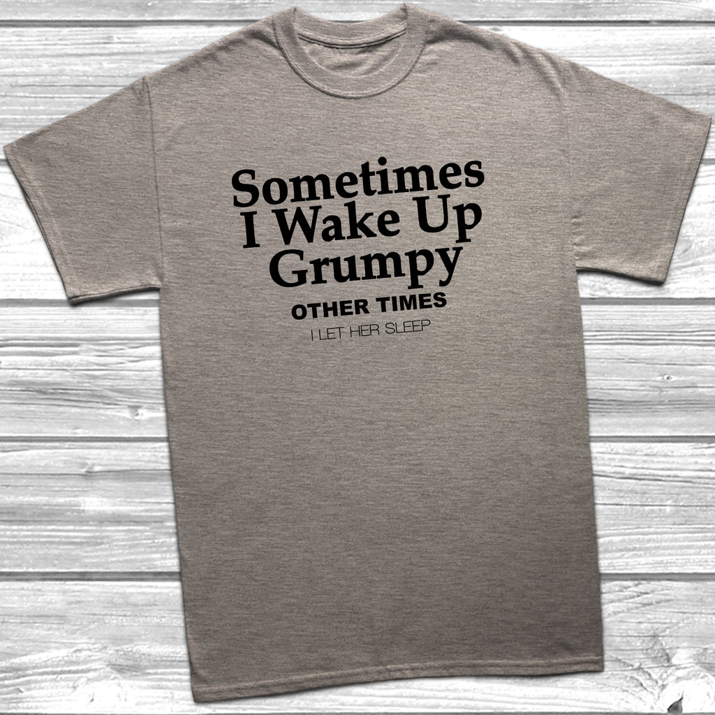 novelty dad shirt grumpy slogan tee