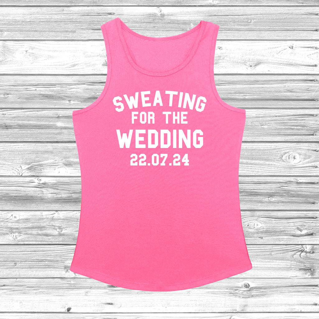 Get trendy with Sweating For The Wedding Women's Cool Vest - Vest available at DizzyKitten. Grab yours for £10.99 today!