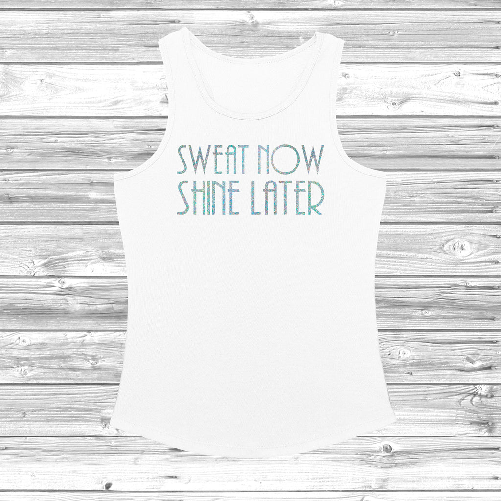 Get trendy with Sweat Now Shine Later Women's Cool Vest - Vest available at DizzyKitten. Grab yours for £11.49 today!