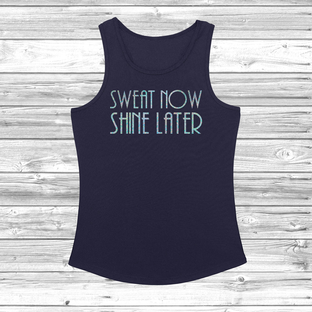Get trendy with Sweat Now Shine Later Women's Cool Vest - Vest available at DizzyKitten. Grab yours for £11.49 today!