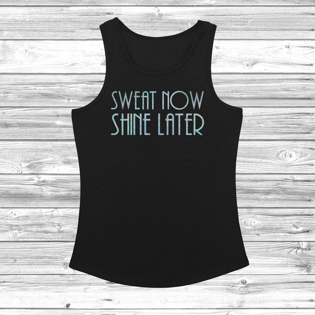 Get trendy with Sweat Now Shine Later Women's Cool Vest - Vest available at DizzyKitten. Grab yours for £10.99 today!