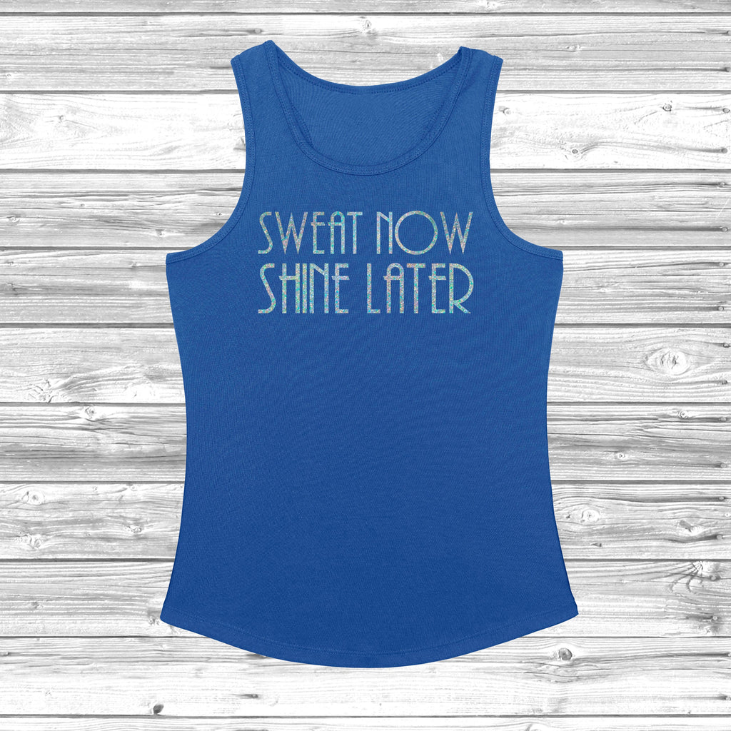 Get trendy with Sweat Now Shine Later Women's Cool Vest - Vest available at DizzyKitten. Grab yours for £11.49 today!