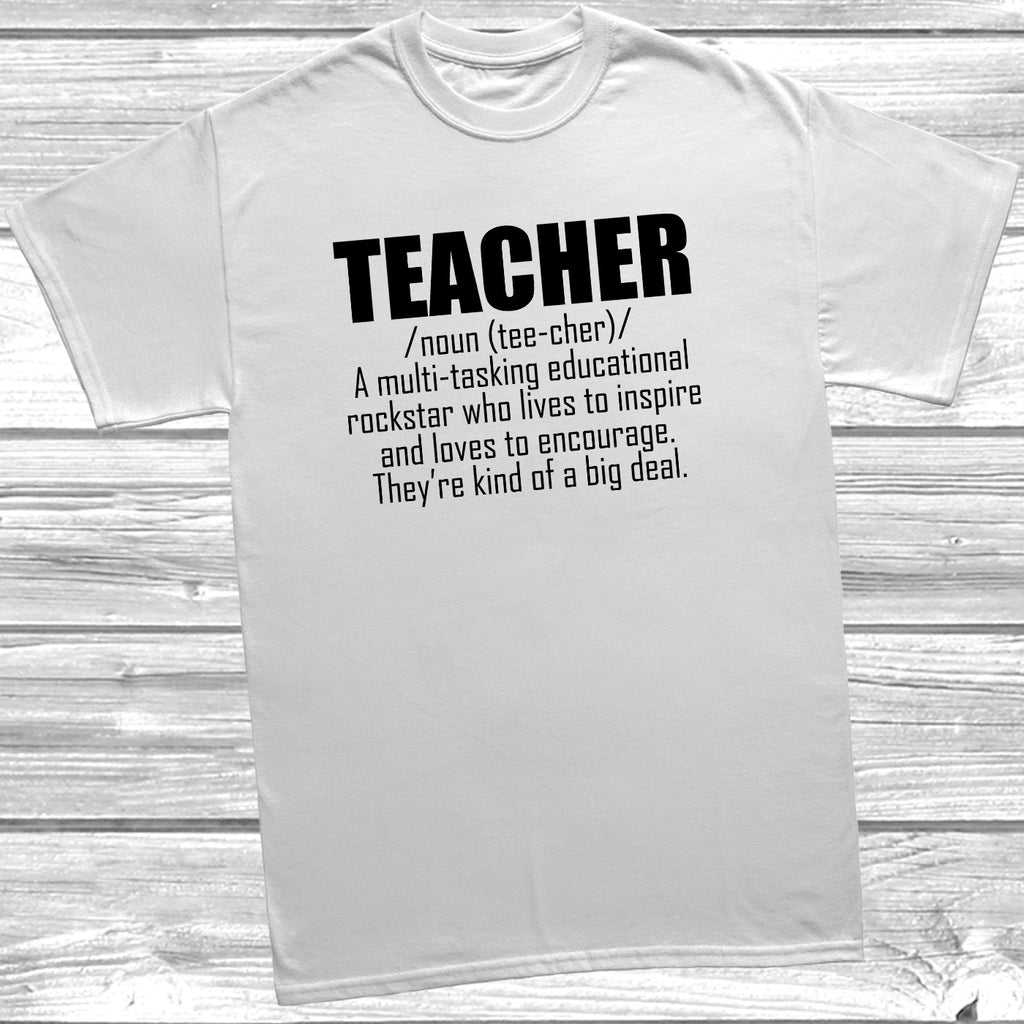 Soft feel teacher appreciation tee with relaxed modern unisex fit