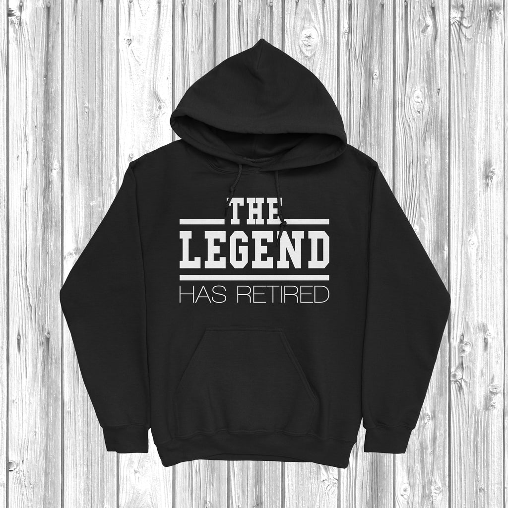 The Legend Has Retired hoodie – Funny retirement hoodie – Perfect retirement gift - Black