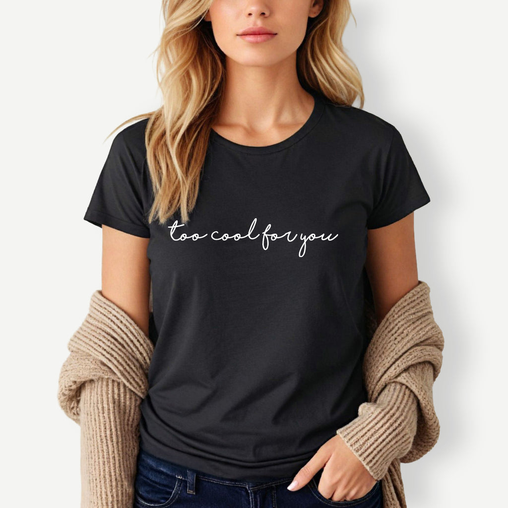 Comfortable unisex slogan tshirt with playful confident wording