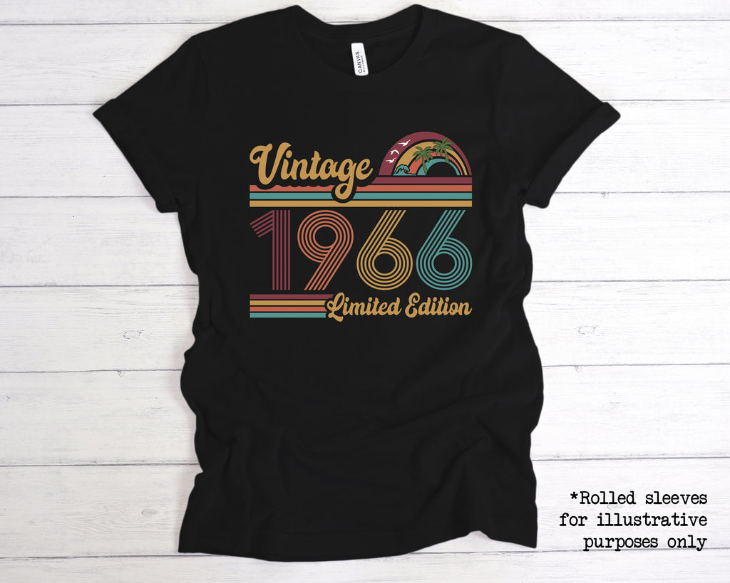 Vintage 1966 Limited Edition T-Shirt – 60th Birthday Retro Tee