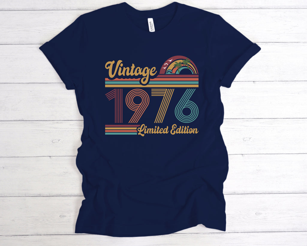 Limited Edition 1976 retro birthday tee gift idea
