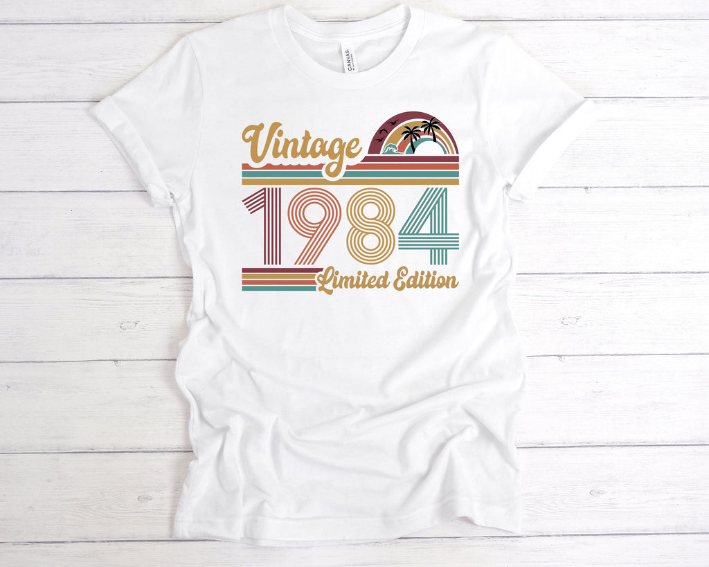 Get trendy with Vintage 1984 Limited Edition T-Shirt - T-Shirt available at DizzyKitten. Grab yours for £12.49 today!