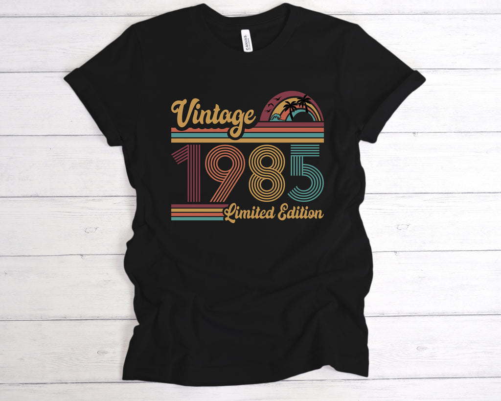 Get trendy with Vintage 1985 Limited Edition T-Shirt - T-Shirt available at DizzyKitten. Grab yours for £12.99 today!