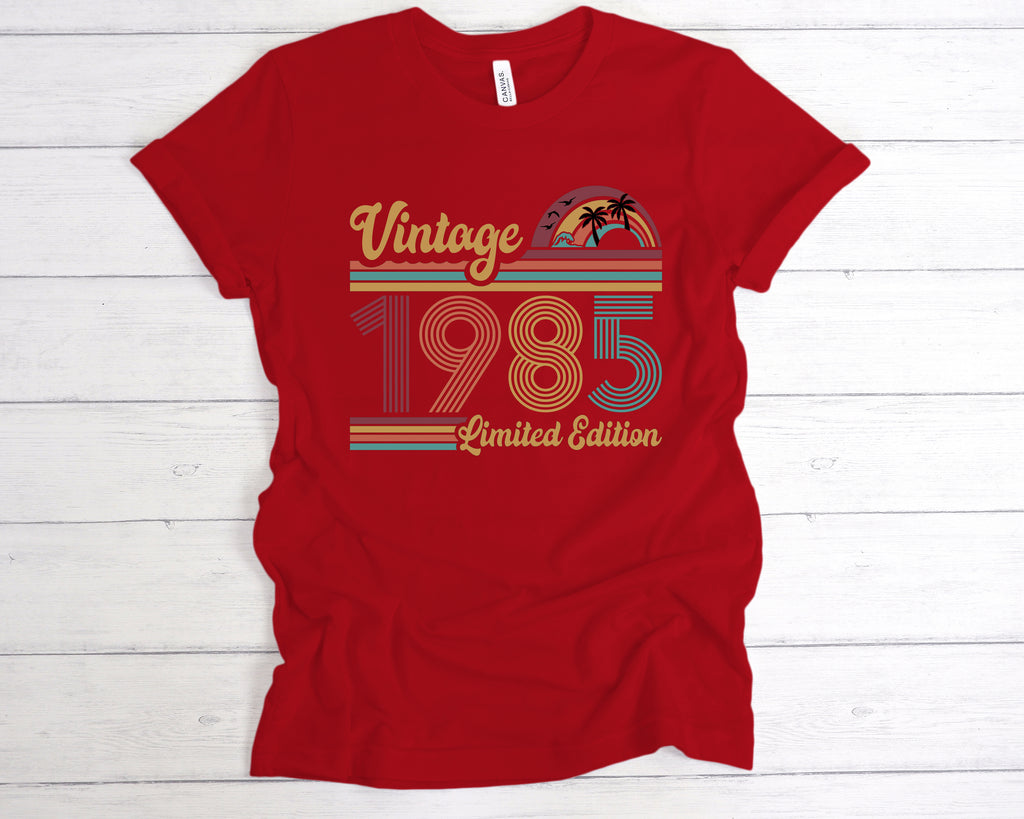 Get trendy with Vintage 1985 Limited Edition T-Shirt - T-Shirt available at DizzyKitten. Grab yours for £12.99 today!