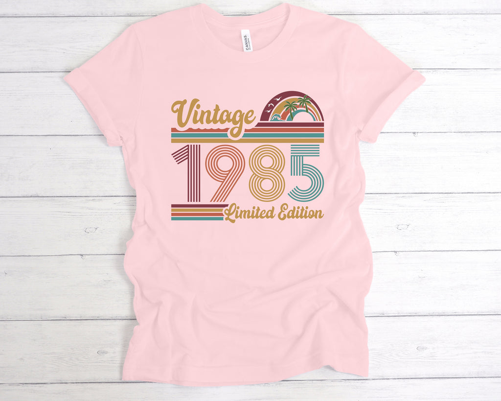 Get trendy with Vintage 1985 Limited Edition T-Shirt - T-Shirt available at DizzyKitten. Grab yours for £12.99 today!