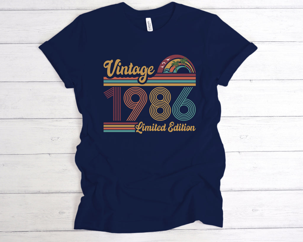 Limited Edition 1986 retro birthday tee gift idea