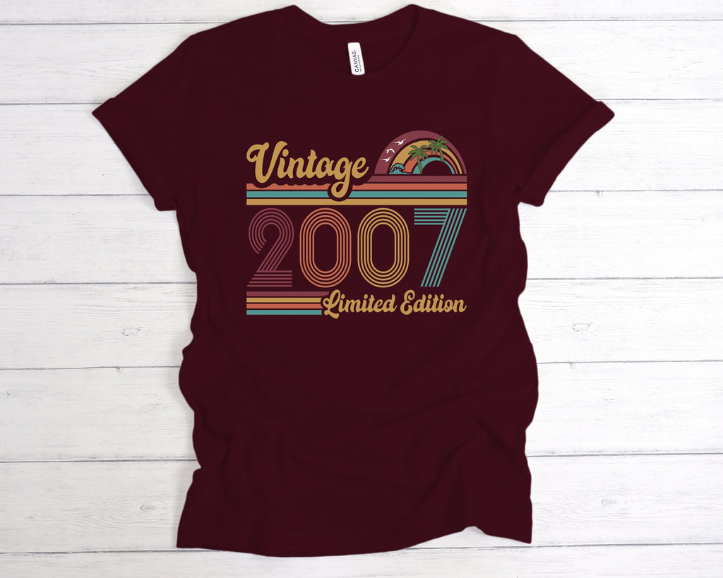 Get trendy with Vintage 2007 Limited Edition T-Shirt - T-Shirt available at DizzyKitten. Grab yours for £12.99 today!