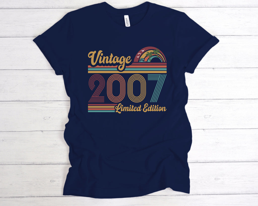 Get trendy with Vintage 2007 Limited Edition T-Shirt - T-Shirt available at DizzyKitten. Grab yours for £12.99 today!
