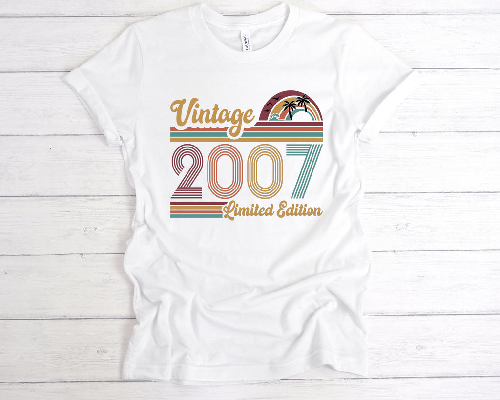 Get trendy with Vintage 2007 Limited Edition T-Shirt - T-Shirt available at DizzyKitten. Grab yours for £12.99 today!